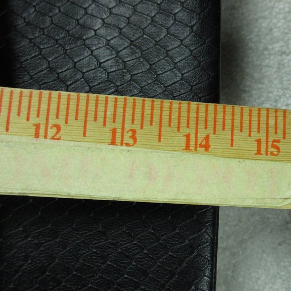 Label Rachel Roy Tote Large Blue and Black faux Leather - Picture 15 of 16